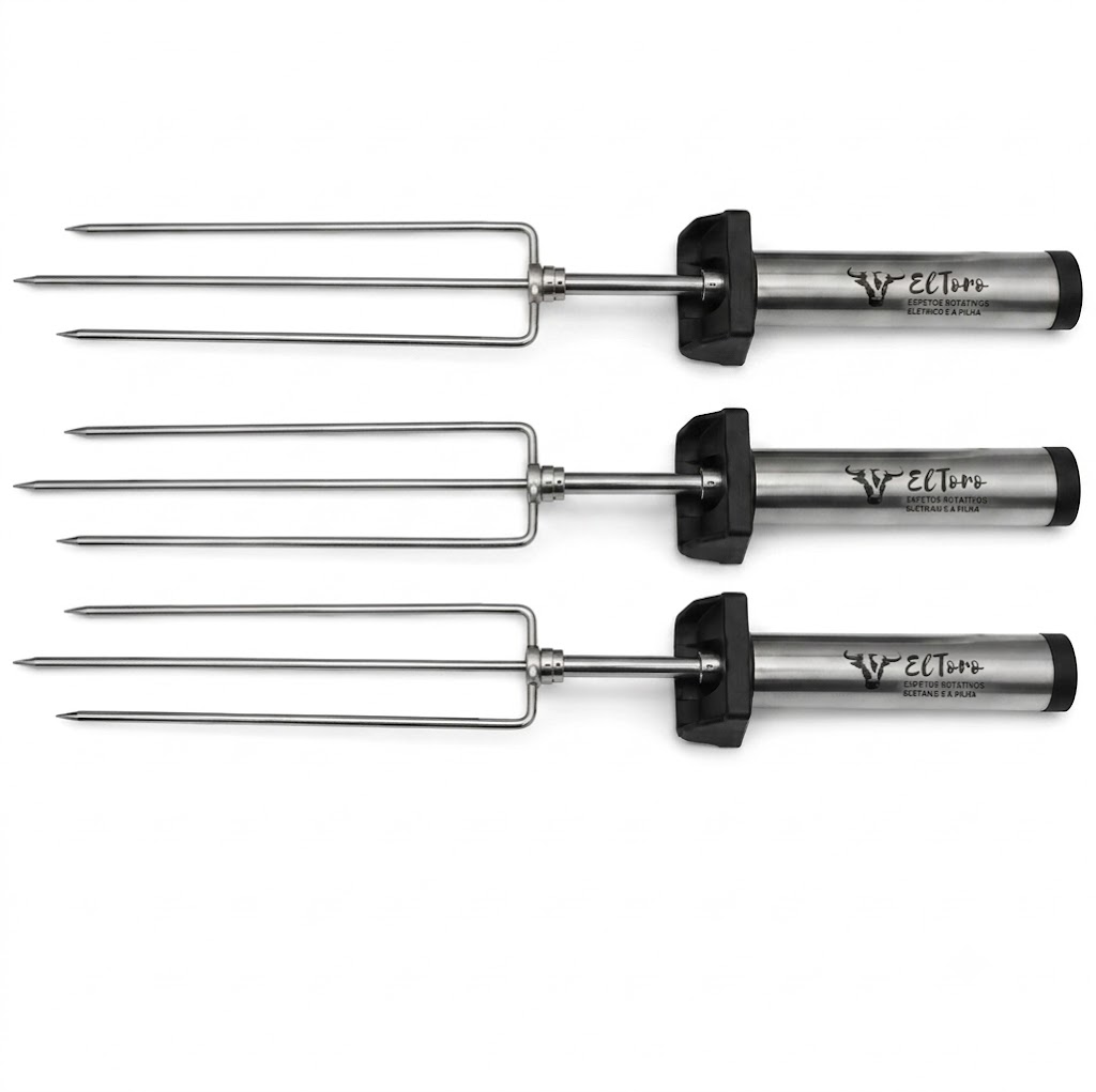 Kit 3 Espetos Premium